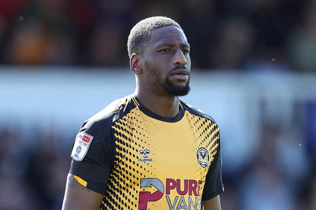 Omar Bogle was the victim of abuse during Newport County's visit to Gillingham on Saturday