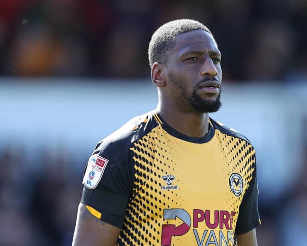 Omar Bogle was the victim of abuse during Newport County's visit to Gillingham on Saturday