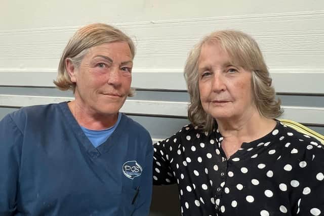 Karon Baldwin and Anne Fairhurst