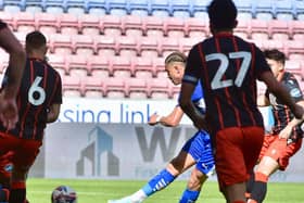 Thelo Aasgaard equalises for Latics against Blackburn