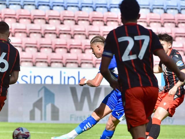 Thelo Aasgaard equalises for Latics against Blackburn