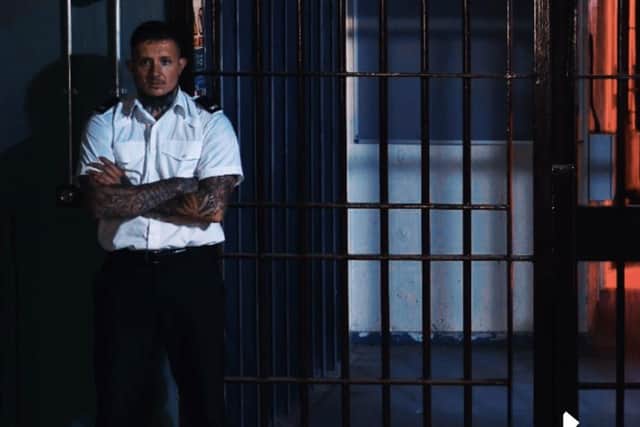 Jaxon Feeley on duty at Shrewsbury Prison
