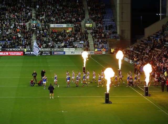 Wigan Warriors welcome Wakefield Trinity to the DW Stadium