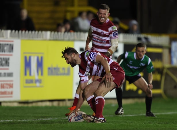 Toby King scored his first try for Wigan against Castleford Tigers