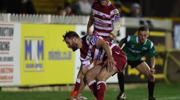 Toby King scored his first try for Wigan against Castleford Tigers