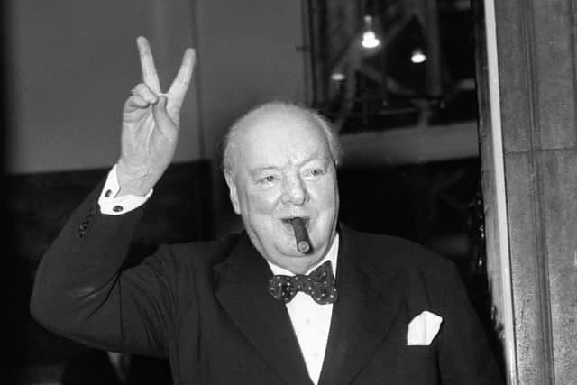 The man himself: Sir Winston Churchill