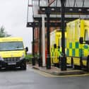 Ambulances outside Wigan A&E