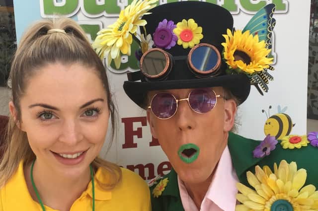 A flashback to last year's summer party at the Spinning Gate shopping centre
