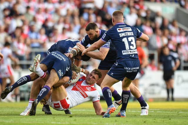 Wigan Warriors were defeated by St Helens