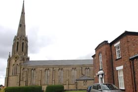 Doomed: the landmark St Catharine's Church, Scholes