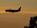 A plane coming in to land. Credit: Peter Byrne/PA Wire