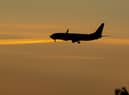 A plane coming in to land. Credit: Peter Byrne/PA Wire