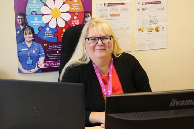 Vicki McLoughlin, clinical director at Wigan and Leigh Hospice