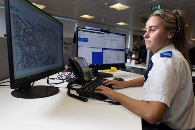 Staff in Greater Manchester Police's force control room