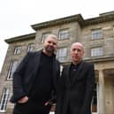 Al and Al outside Haigh Hall