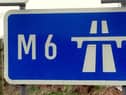 Two lanes have been closed on the M6