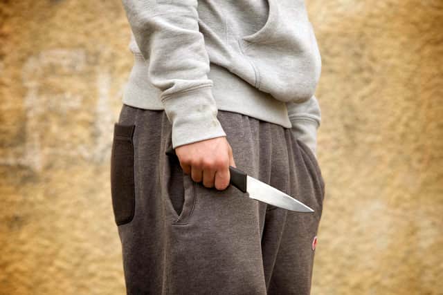 Figures show that 920 knife and offensive weapon offenders were cautioned or convicted in Greater Manchester in the year to March – with just 330 resulting in immediate custody