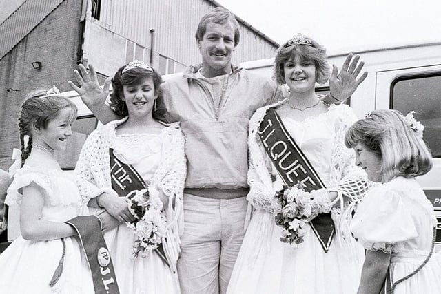 Retro 1987
Wigan Athletic goalie Roy Tunks with Wigan Carnival Queens at Springfield Park in 1987