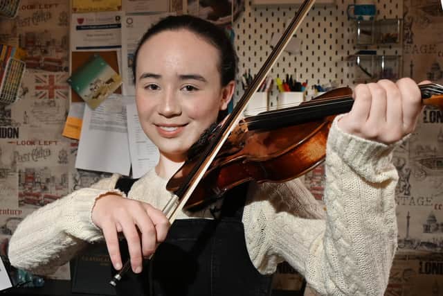 Megan Chadderton, 15, from Hindley, is a Grade 7 violinist and was selected to play in a string orchestra and masterclass alongside international star Nicola Benedetti.