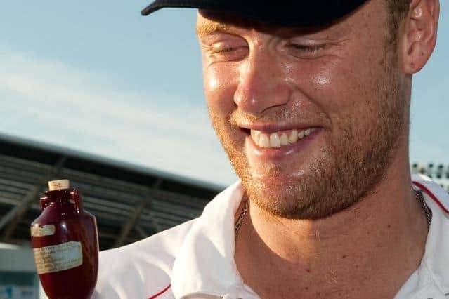 Flintoff won the Ashes urn twice as a player (Gareth Copley/PA)