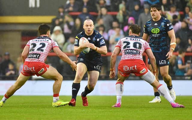 Liam Marshall in action for Wigan Warriors