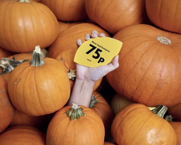 Pick up a pumpkin for 75p.