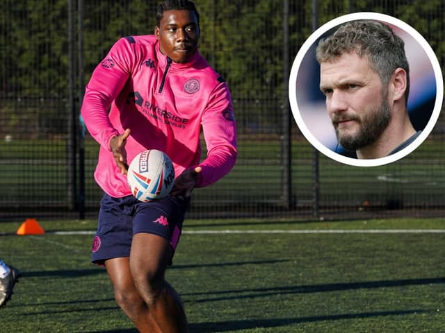 Sam Eseh joined Wigan on a two-year deal from Wakefield Trinity last October
