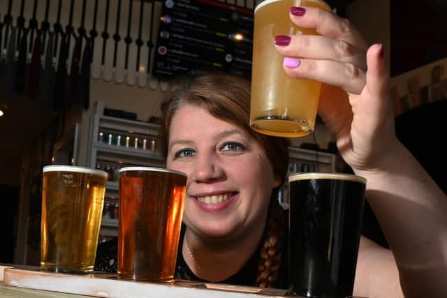 Jo Whalley, owner of Wigan Central pub, is a Certified Cicerone, which is like a sommelier for beer