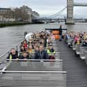 Boat cruise along the thames