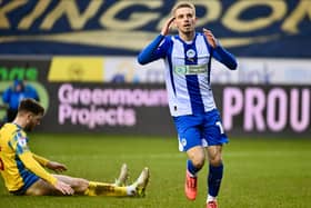 Ronan Darcy can't believer he hasn't put Latics ahead in the final quarter