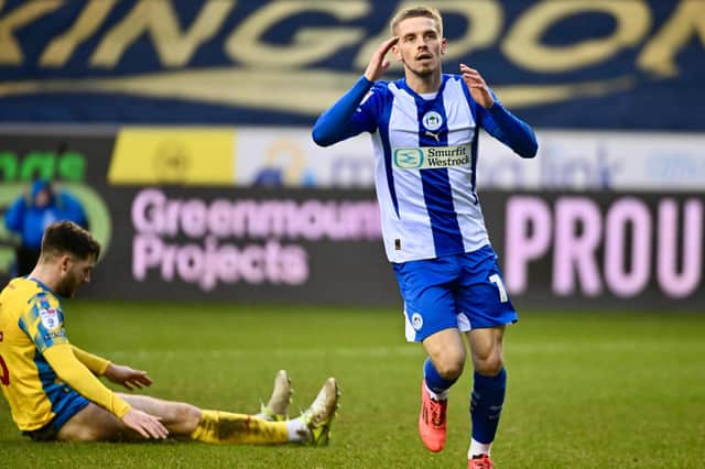 Ronan Darcy can't believer he hasn't put Latics ahead in the final quarter