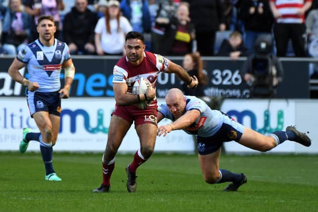 Wigan beat Saints in the previous derby game back in April
