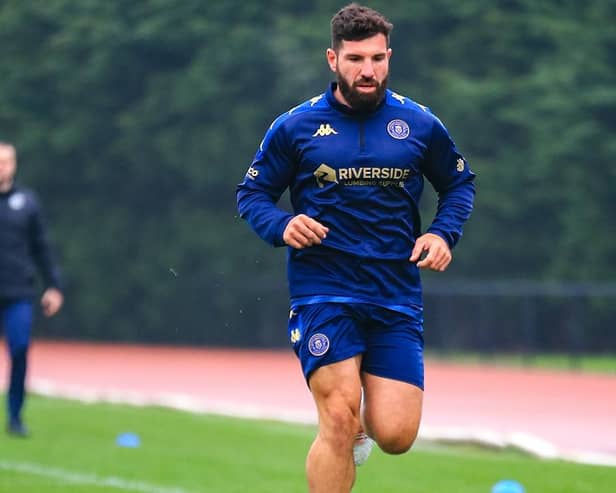 Abbas Miski has returned to Robin Park Arena for pre-season training