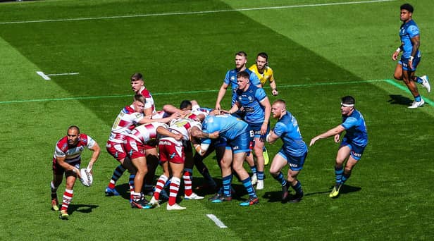 Wigan Warriors welcome St Helens to the DW Stadium in the Good Friday Derby