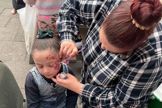 A range of activities such as face painting took place