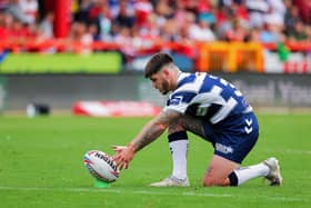 Ben O’Keefe marked his Wigan Warriors debut with a try