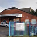 Outside of Hindley Library and Community Centre.