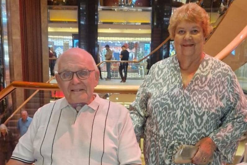 Granville and Joyce Myers on a previous cruise
