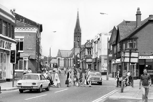Market Street, Hindley, in July 1982.