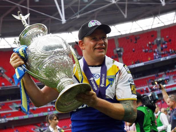 Lee Briers won the Challenge Cup three times with Warrington Wolves during his playing career