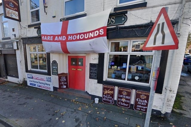 Hare & Hounds on Ladies Lane has a rating of 4.6 out of 5 from 100 Google reviews, making it the highest-rated in Hindley