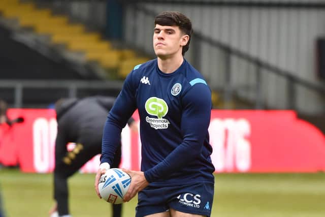 George Hirst made his first appearance for Wigan Warriors in the pre-season fixture against Oldham