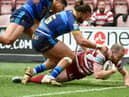 Liam Marshall scored the opening try of the game.