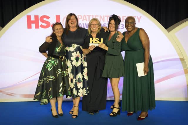 Daisy community midwifery team won the Maternity and Midwifery Initiative of the Year title at the Health Service Journal Patient Safety Awards