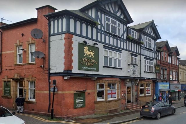 Golden Lion on Gerard Street, Ashton-in-Makerfield, has a perfect hygiene rating