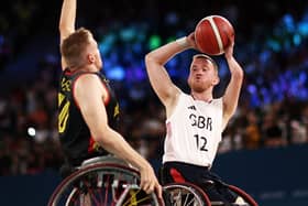Gregg Warburton in action during the Paralympics in Paris