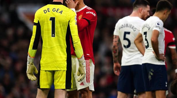 The often mispronounced David De Gea playing for Manchester United (Credit: Martin Rickett/PA Wire)