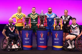 The Rugby League World Cup finals take place this weekend (Photo by Nathan Stirk/Getty Images for RLWC)