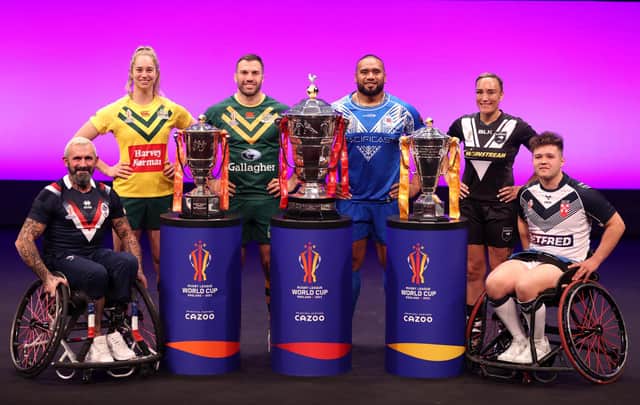 The Rugby League World Cup finals take place this weekend (Photo by Nathan Stirk/Getty Images for RLWC)