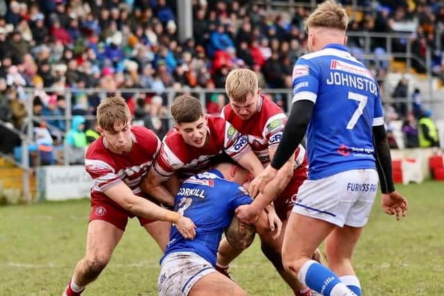 Wigan Warriors were defeated by Barrow Raiders (Credit: Darren Greenhalgh)